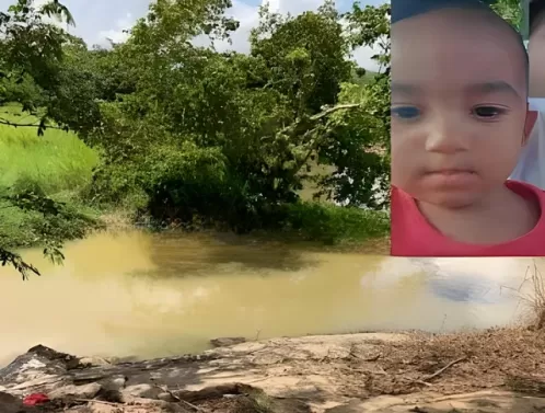 Bebê de um ano morre afogado em rio na zona rural de Gameleira