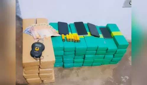 Dois homens são presos por tráfico ao transportar 40 kg de maconha na PE-507 em Moreilândia