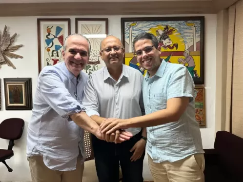 Jarbas Filho fecha parceria com Nininho Carvalho, prefeito de Parnamirim - PE