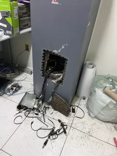 Posto de atendimento do Bradesco é arrombado em Santa Terezinha, no Sertão