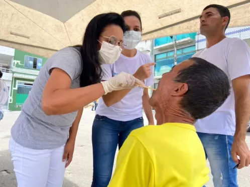 Campanha mira prevenção da saúde bucal do idoso de São Joaquim do Monte