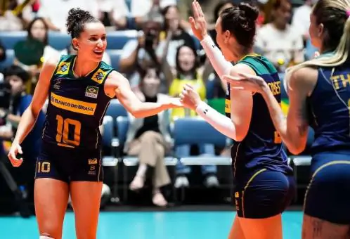 Brasil vence o Peru e conquista segunda vitória no Pré-Olímpico feminino de vôlei
