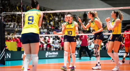 Seleção Feminina de Vôlei vence Japão e confirma vaga na Olimpíada de Paris