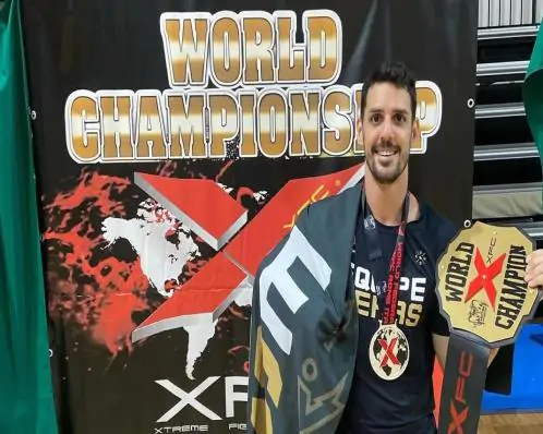 Pernambucano Felipe Veras é campeão mundial de kickboxing na Itália