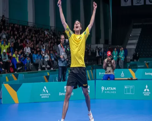 Calderano é ouro, e Bruna Takahashi é prata nos Jogos Pan-Americanos