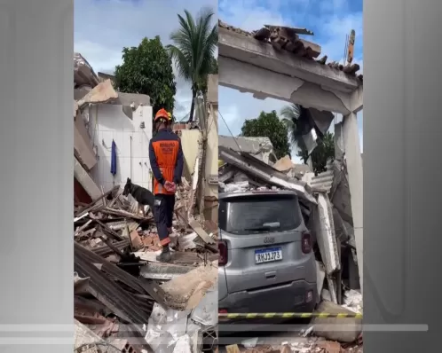 Casa desaba e deixa pai, mãe e duas crianças feridas no Espírito Santo