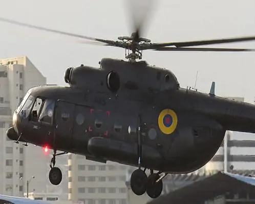 Oito tripulantes de helicóptero que caiu no Equador são encontrados mortos