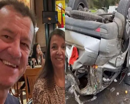 Capitão do tetra, Dunga sofre arranhões, mas passa bem e tem alta após capotar o carro