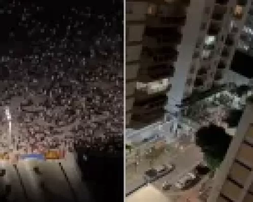 Grupo faz arrastão após queima de fogos na virada do ano em Guarujá (SP)