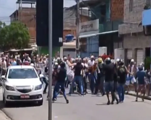 Torcidas organizadas de Santa Cruz e Sport entram em confronto no Recife