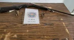 Polícia Militar apreende arma de fogo e munições em Afrânio