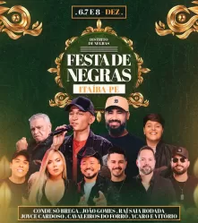 João Gomes, Raí Saia Rodada e Conde Só Brega se apresentam na Festa de Negras, em Itaíba