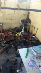 Incêndio é registrado em escola de aldeia indígena em Jatobá