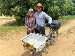 Homem pedala durante 32 dias para reencontrar pai no sertão de Pernambuco