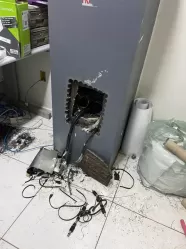 Posto de atendimento do Bradesco é arrombado em Santa Terezinha, no Sertão